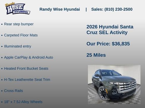New 2026 Hyundai Santa Cruz SEL AWD/4WD image 15