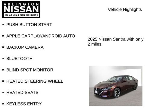 New 2025 Nissan Sentra SV w/ All-Weather Package image 8