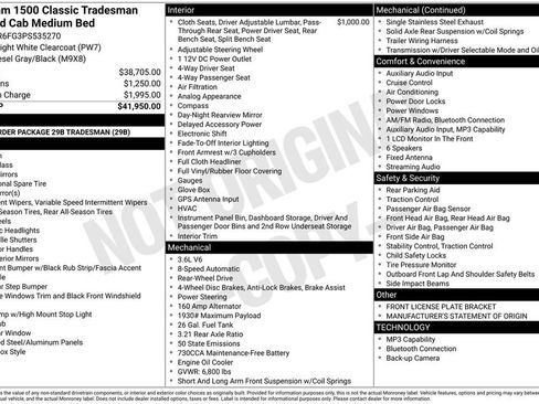 Used 2023 RAM 1500 Tradesman RWD image 28