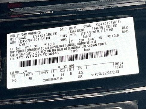 Used 2025 Ford F150 Raptor image 32