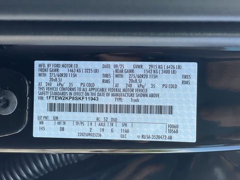 New 2025 Ford F150 STX w/ Equipment Group 200A image 12