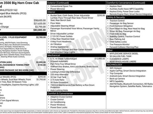 New 2026 RAM 3500 Big Horn AWD/4WD image 6