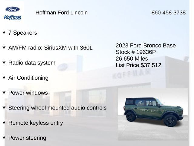 Certified 2023 Ford Bronco 4-Door AWD/4WD image 12