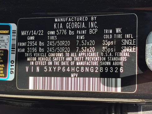 Used 2022 Kia Telluride S FWD image 30