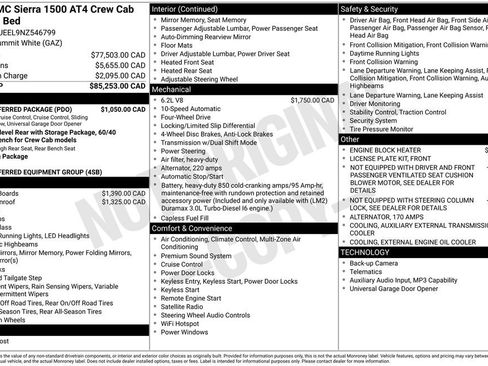 Used 2022 GMC Sierra 1500 AT4 w/ AT4 Preferred Package image 6