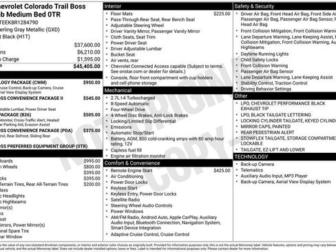 Used 2024 Chevrolet Colorado Trail Boss w/ Technology Package image 3