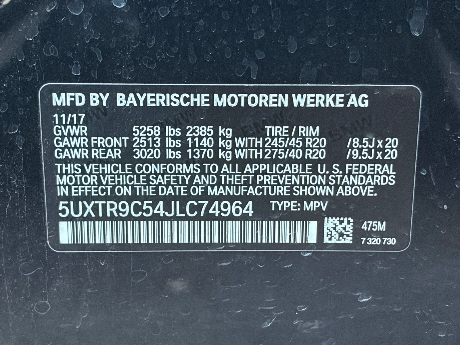 Used 2018 BMW X3 xDrive30i AWD/4WD image 10