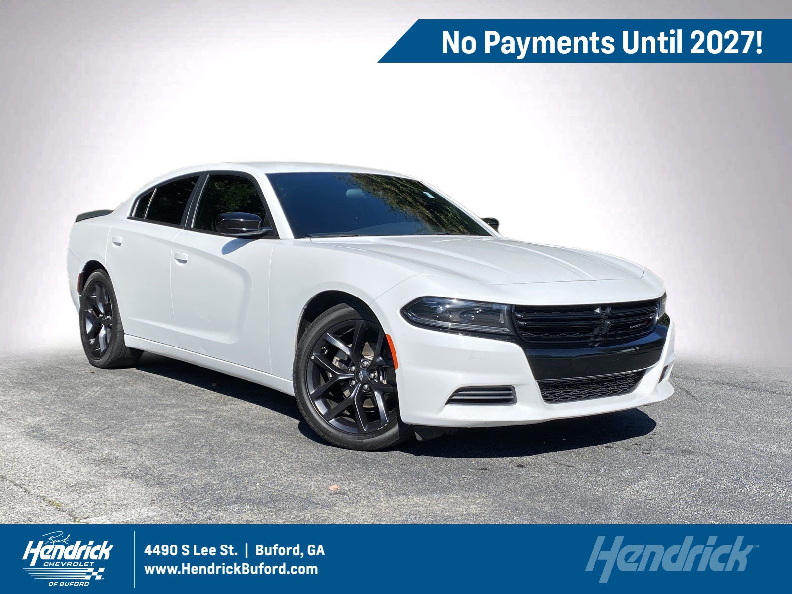 Used 2022 Dodge Charger SXT w/ Blacktop Package RWD image 1