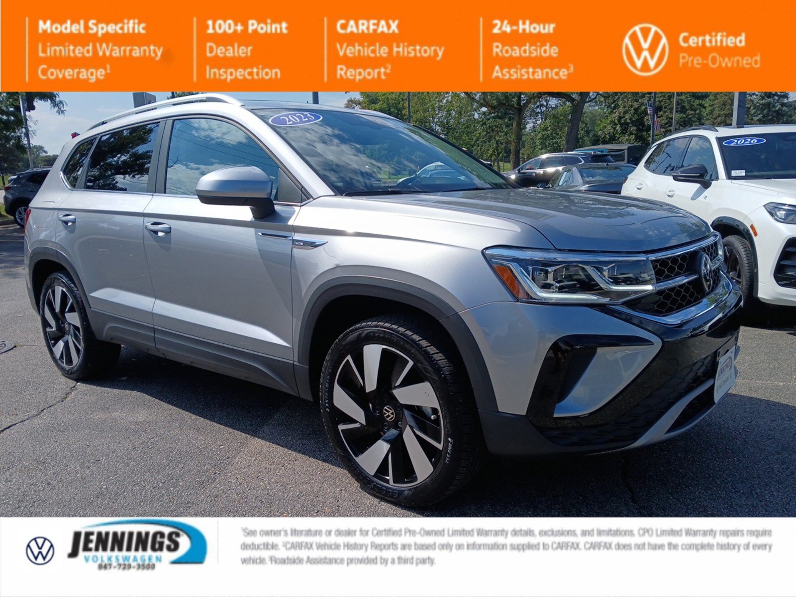 Certified 2023 Volkswagen Taos SEL AWD/4WD image 1