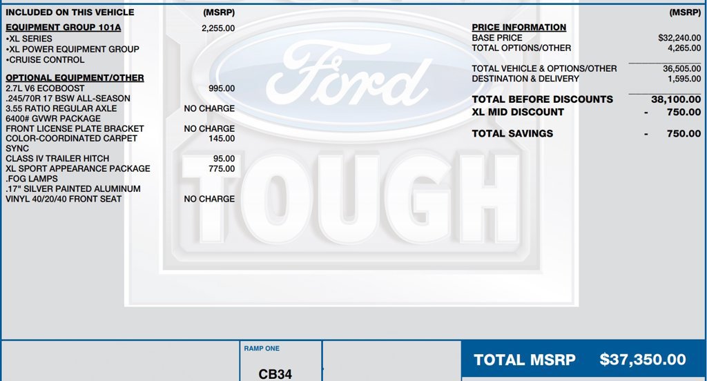 Used 2019 Ford F150 XL w/ Equipment Group 101A Mid RWD image 23