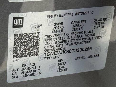 New 2026 Chevrolet Traverse Z71 w/ Enhanced Driving Package image 24