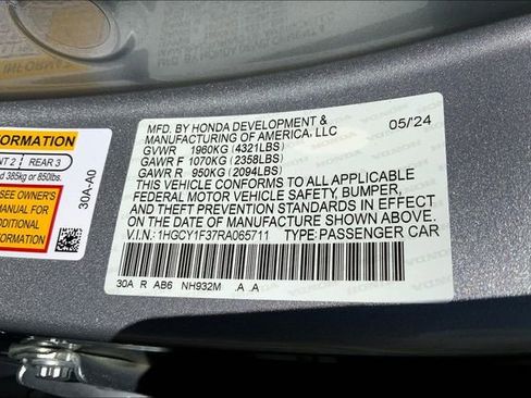 New 2024 Honda Accord EX image 14