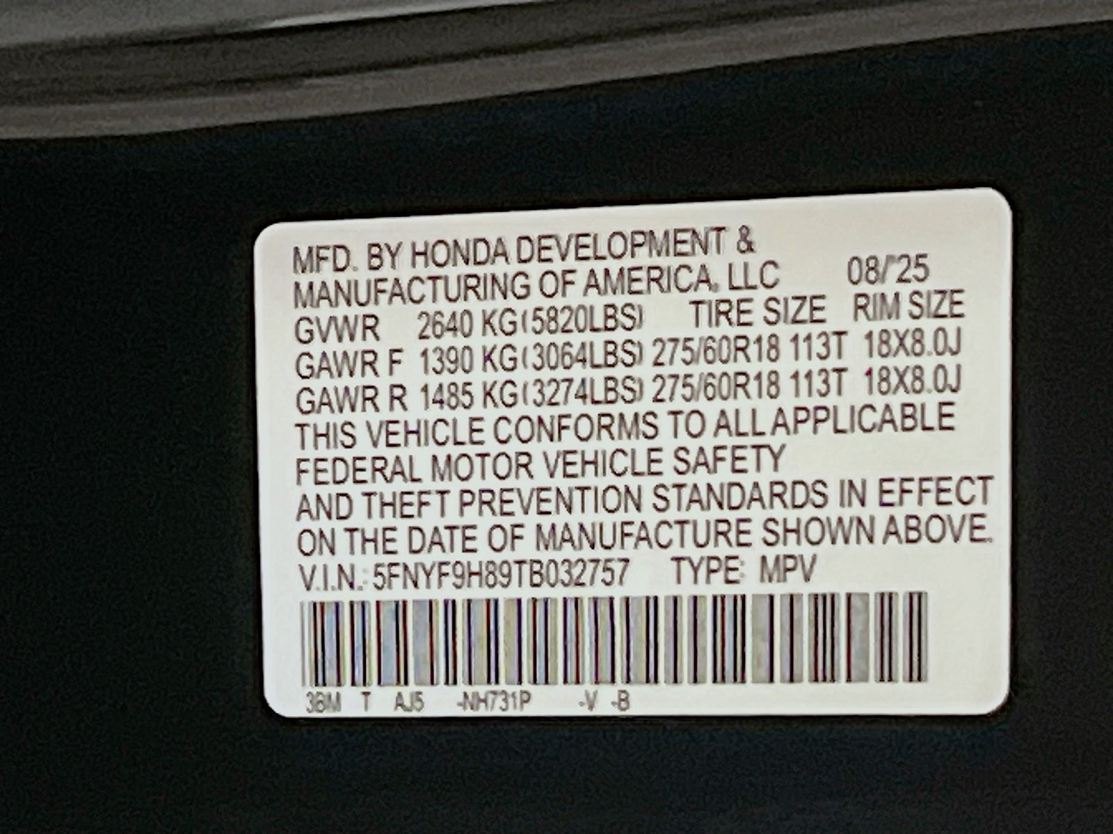 Used 2026 Honda Passport TrailSport Elite image 34