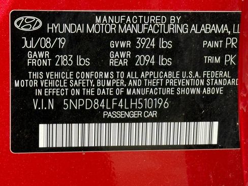 Certified 2020 Hyundai Elantra SEL image 38