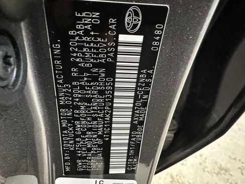 Used 2023 Toyota Camry LE image 37