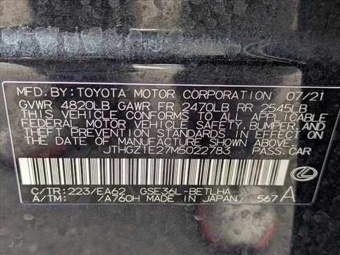 Used 2021 Lexus IS 350 F Sport image 24