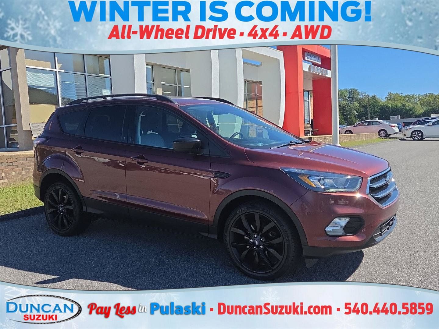 Used 2018 Ford Escape SE w/ SE Sport Appearance Package AWD/4WD image 1