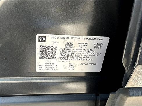 Used 2022 Chevrolet Equinox Premier AWD/4WD image 21