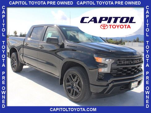 Used 2024 Chevrolet Silverado 1500 Custom w/ LPO, Dark Essentials Package RWD image 1