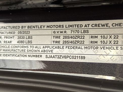 Certified 2023 Bentley Bentayga AWD/4WD image 35