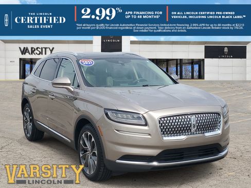 Certified 2021 Lincoln Nautilus Reserve AWD/4WD image 1
