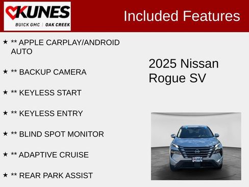 Used 2025 Nissan Rogue SV AWD/4WD image 2