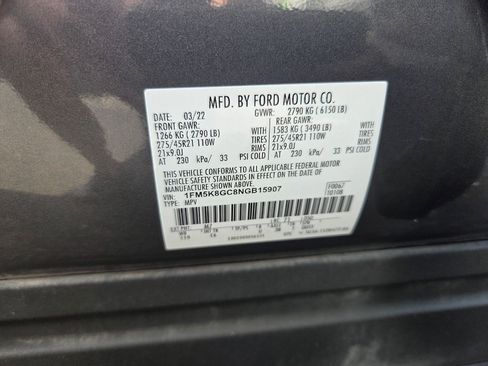 Used 2022 Ford Explorer ST w/ Equipment Group 401A image 23