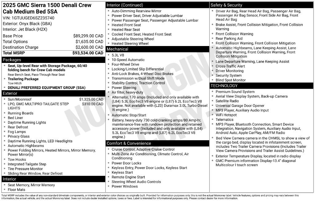 Used 2025 GMC Sierra 1500 Denali AWD/4WD image 2