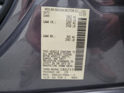 Used 2019 Nissan Altima 2.5 S FWD image 33