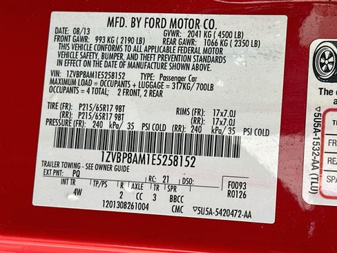 Used 2014 Ford Mustang Premium RWD image 12