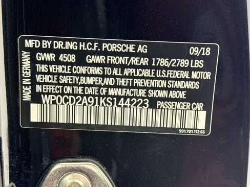 Certified 2019 Porsche 911 Turbo S AWD/4WD image 32