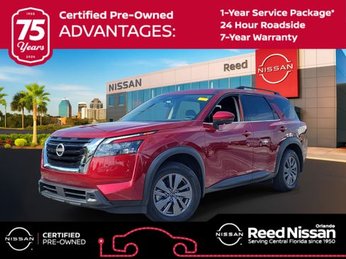 Certified 2024 Nissan Pathfinder SV w/ SV Premium Package FWD image 1