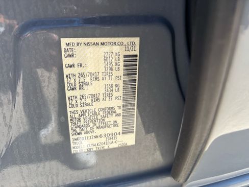 Certified 2022 Nissan Frontier Pro-X image 31