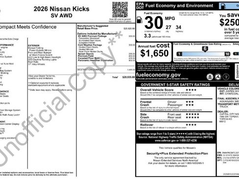 New 2026 Nissan Kicks SV w/ SV Premium Package image 31