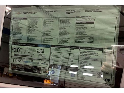 New 2026 Chevrolet Trax RS image 15