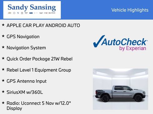 Used 2025 RAM 1500 Rebel w/ Rebel Level 1 Equipment Group AWD/4WD image 7