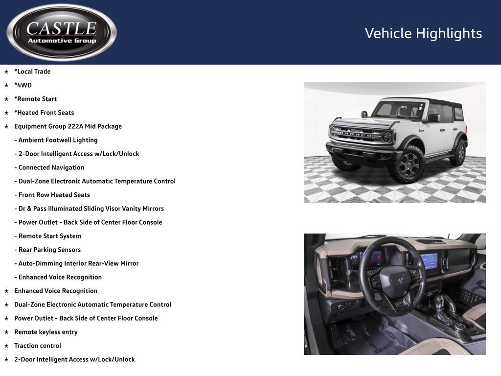 Used 2022 Ford Bronco Big Bend AWD/4WD image 4