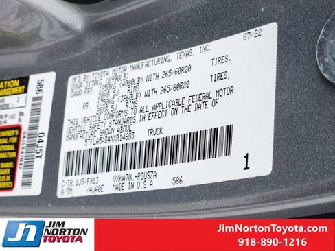 Used 2022 Toyota Tundra SR5 RWD image 33