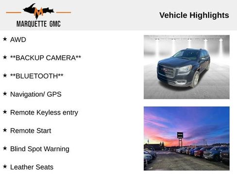 Used 2014 GMC Acadia SLE AWD/4WD image 2