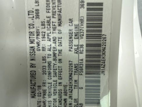 Used 2019 Nissan 370Z Coupe w/ Z34 Heritage Edition - White image 44