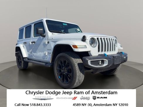 Used 2023 Jeep Wrangler Sahara 4xe image 1