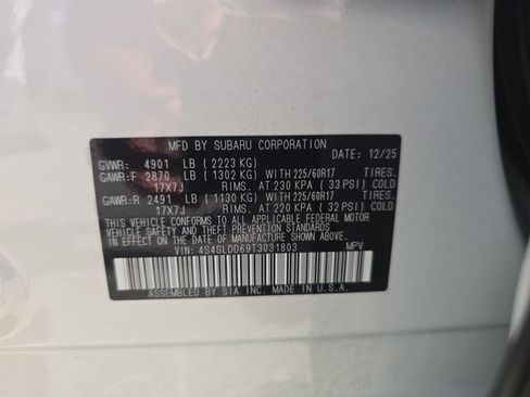 Certified 2026 Subaru Forester Premium AWD/4WD image 31