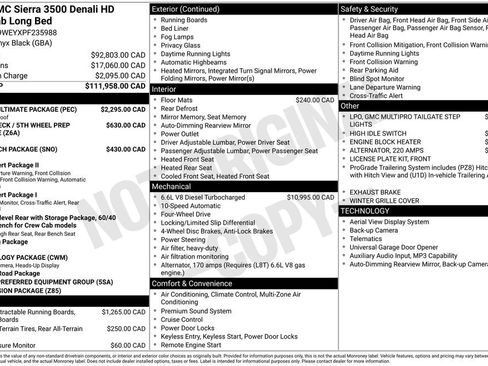 Used 2023 GMC Sierra 3500 Denali w/ Denali Ultimate Package AWD/4WD image 1