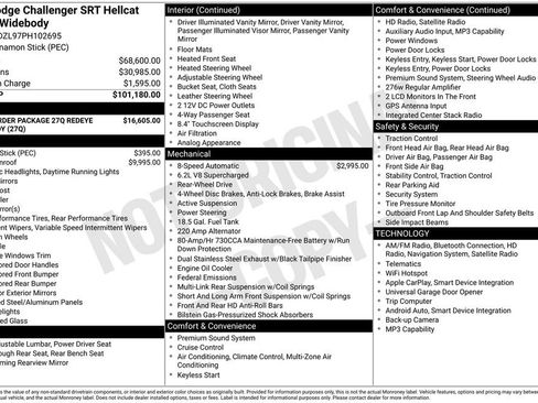 Used 2023 Dodge Challenger SRT Hellcat Redeye RWD image 4
