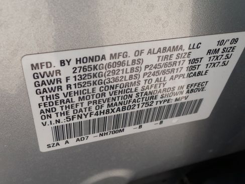 Used 2010 Honda Pilot Touring image 51