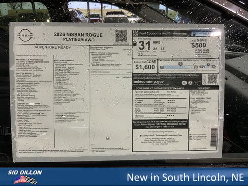 New 2026 Nissan Rogue Platinum w/ Platinum Premium Package image 13