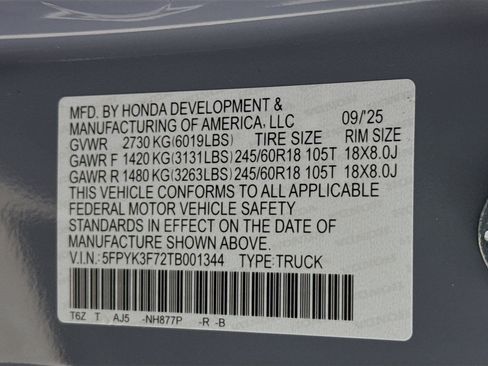 New 2026 Honda Ridgeline TrailSport+ image 39