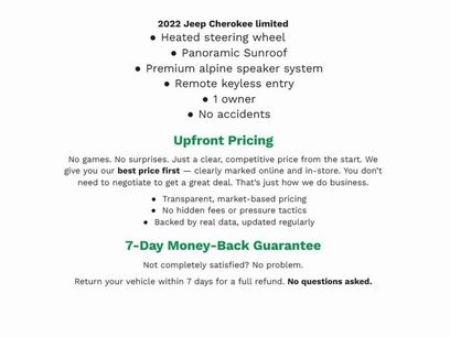 Used 2022 Jeep Cherokee Limited w/ Elite Package