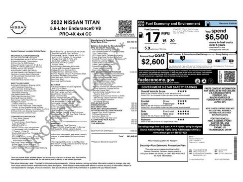 Used 2022 Nissan Titan PRO-4X w/ Pro-4x Convenience Package image 38
