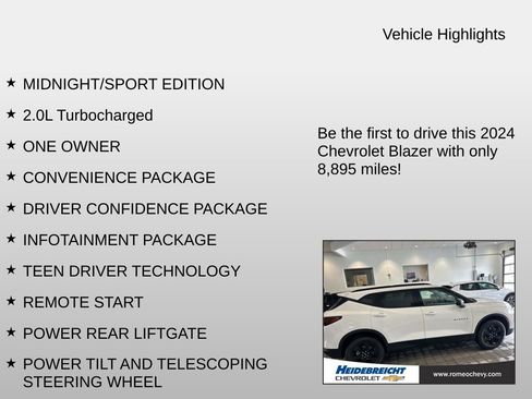 Used 2024 Chevrolet Blazer LT w/ Convenience Package image 7